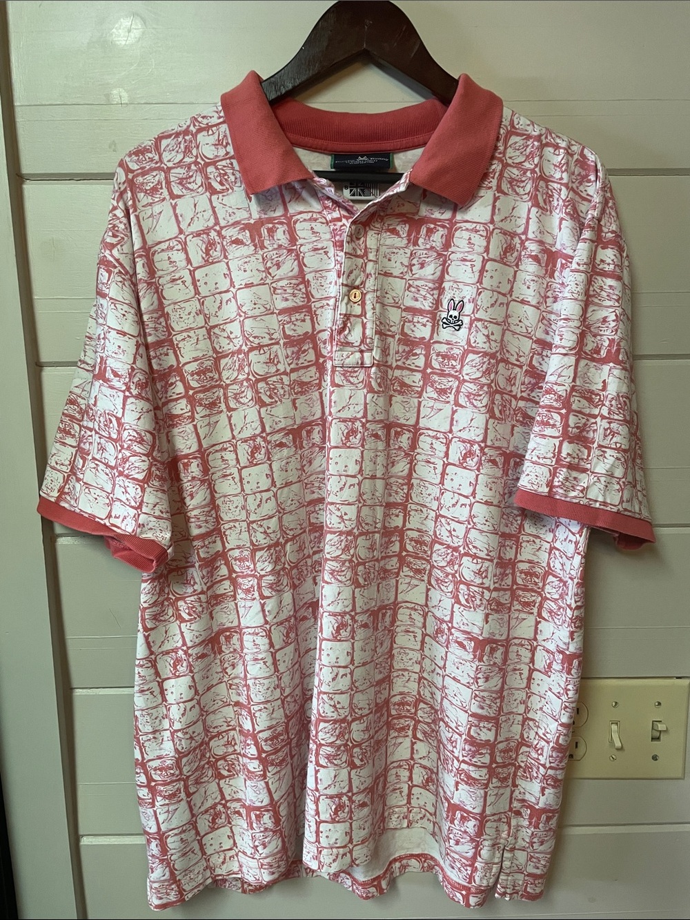 Psycho Bunny Men’s Polo Shirt Size 8. XXL
